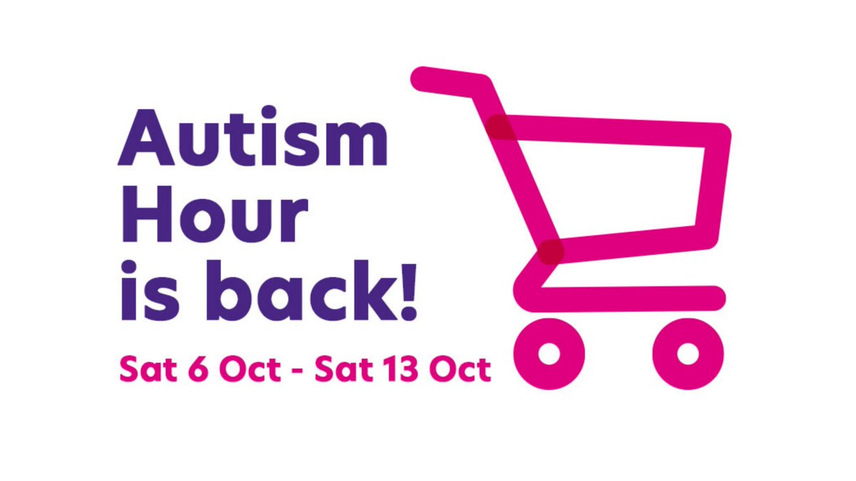 #AutismHour is back this year and plenty of shops in #Leeds are taking part! Here's a list of who's holding it and when on our blog: leedsautismaim.wordpress.com/2018/10/02/aut…