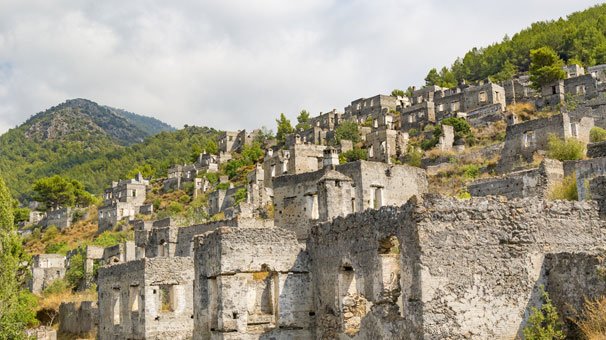 milliyettatil's tweet photo. Bir zamanlar Muğla'nın önemli yerleşim yerlerinden biri olan Kayaköy, günümüzde hayalet kent görünümünde. İşte Uğur Ugan'ın kaleminden Kayaköy...
https://t.co/D68nYqo4S7 https://t.co/DD7NrJA6F9