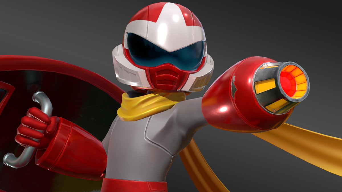 IrregularHunter's tweet photo. Playing with #shaders and my Protoman 3dModel

Left: Cel-Shader
Right: Basic PBR

#Blender #Zbrush #ロックマン #ブルース #ProtoMan #3d #MegaMan  #fanart #FromVertexToPoly Traducir Tweet https://t.co/2r9c36MLdM
