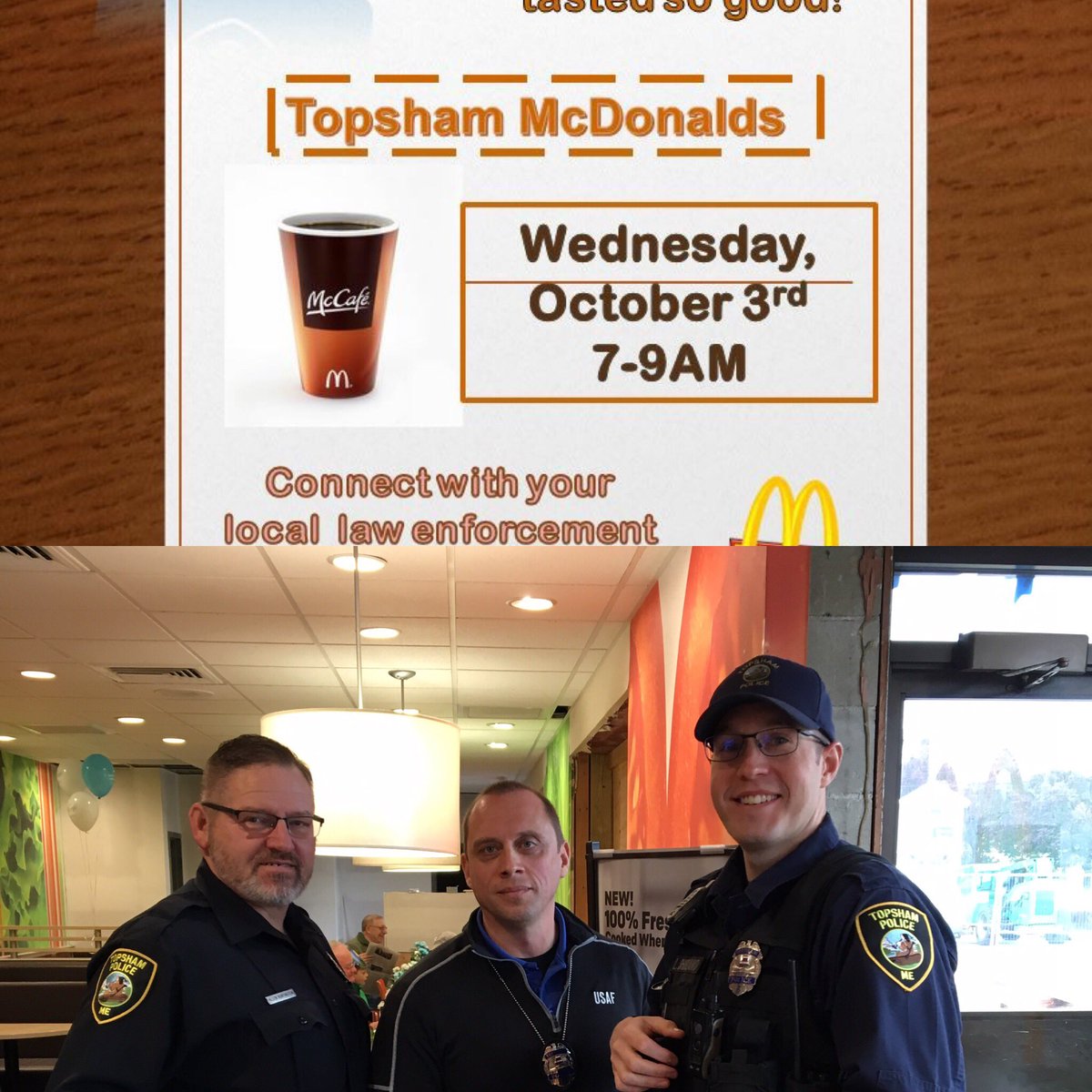 Topsham Police tweet media