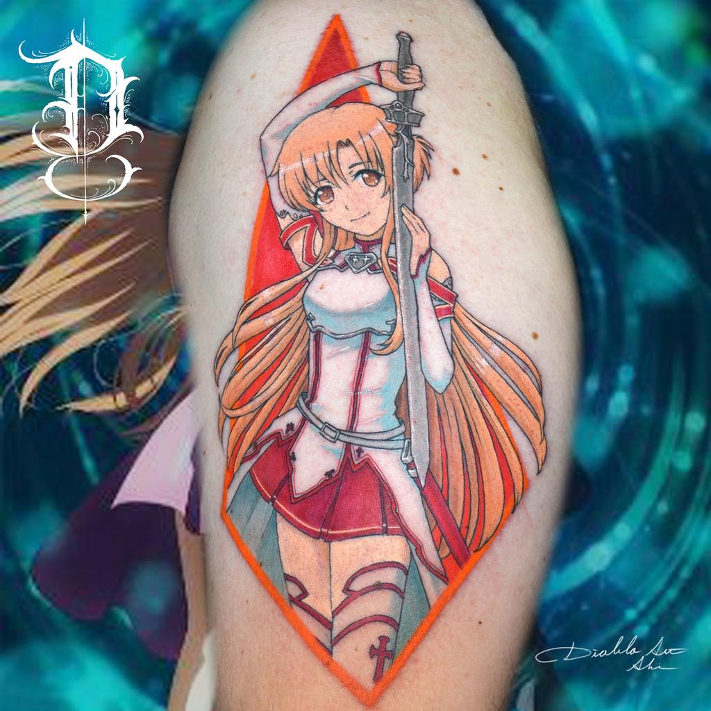 sword art online tattoo ideas