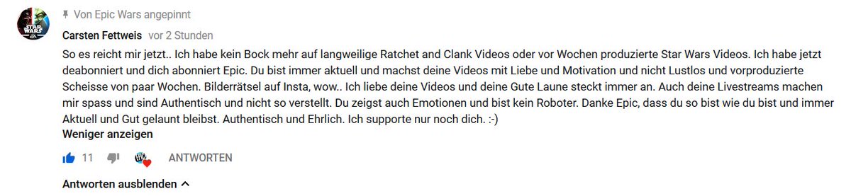 Epic_StarWars's tweet photo. Die Wahrheit tut weh oder? Bei mir gibt es aktuelle Videos und nicht Wochenlang vorproduzierte Ware um die Daily Uploads hinzubekommen. Habe 1 Video zur Roadmap gemacht und 1 Video zu den Events. Und die habe ich sofort nach der Enthüllung gemacht. Also am gleichen Tag 😌 https://t.co/CVdwBh0Z9q