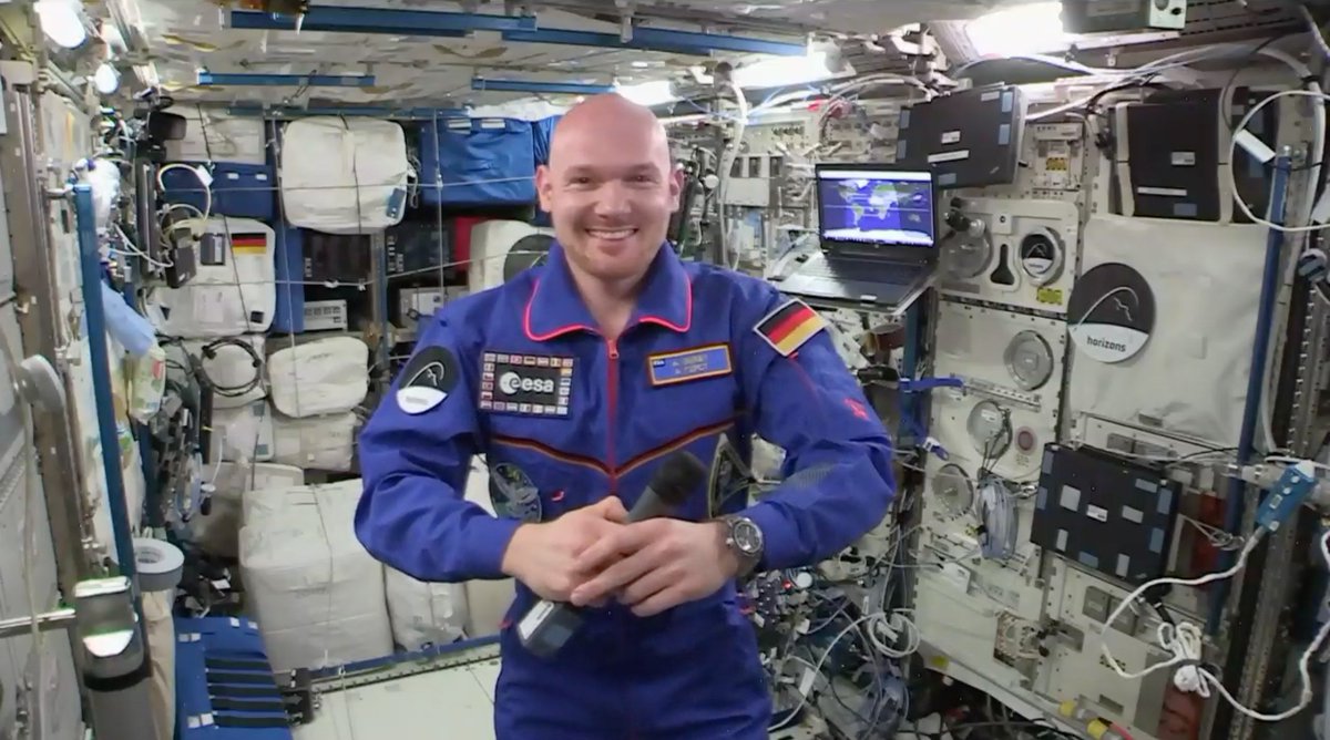 .<a href="/Astro_Alex/">Alexander Gerst</a>:"My personal goal as a <a href="/Space_Station/">International Space Station</a> commander is to have all of our experiments done, to keep this fantastic research platform in a good state and to come back home as friends." #IAC2018 #Horizons