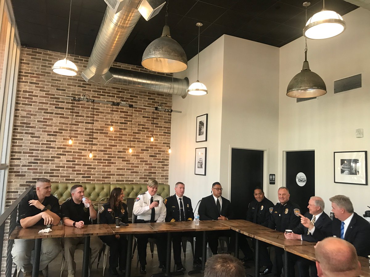 Attorney General Sessions joined law enforcement officers for coffee & conversation while in Salt Lake City, UT.