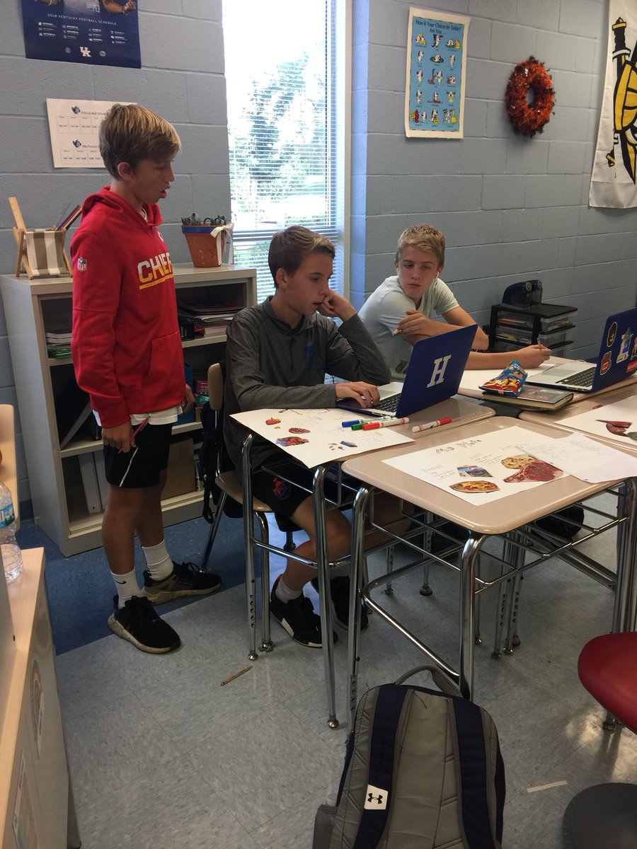 FTISHMS's tweet image. Working hard on our personal menu using Choose My Plate website