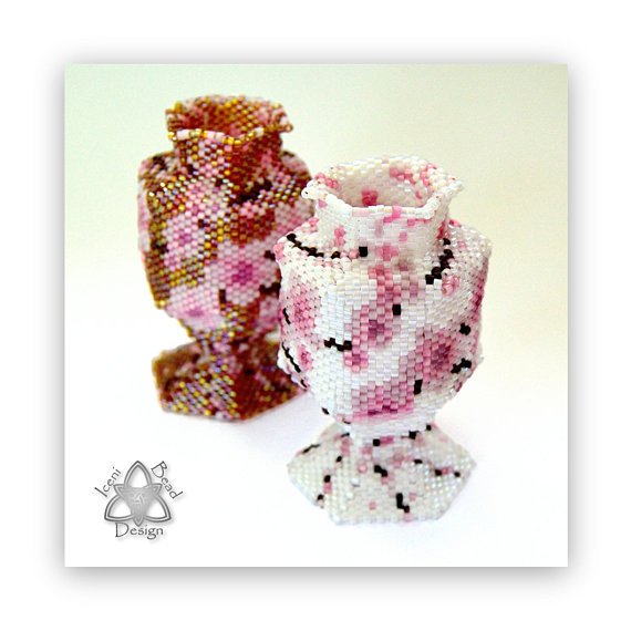 Chris Barker On Twitter Beaded Vase Pattern Sakura Peyote