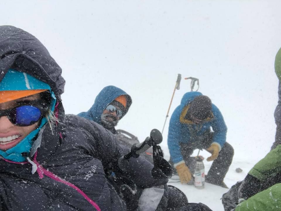 Update from <a href="/LuissaBurton/">The Official Green Queen 👸🏻💚</a> who is climbing Mount Elbrus for the us!
Luissa (left) says “I’m all good but this is most definitely NOT easy! Yesterday was one of the most mental experiences any of us have ever experienced in a snow blizzard!”

Support her: buff.ly/2Ox7id4