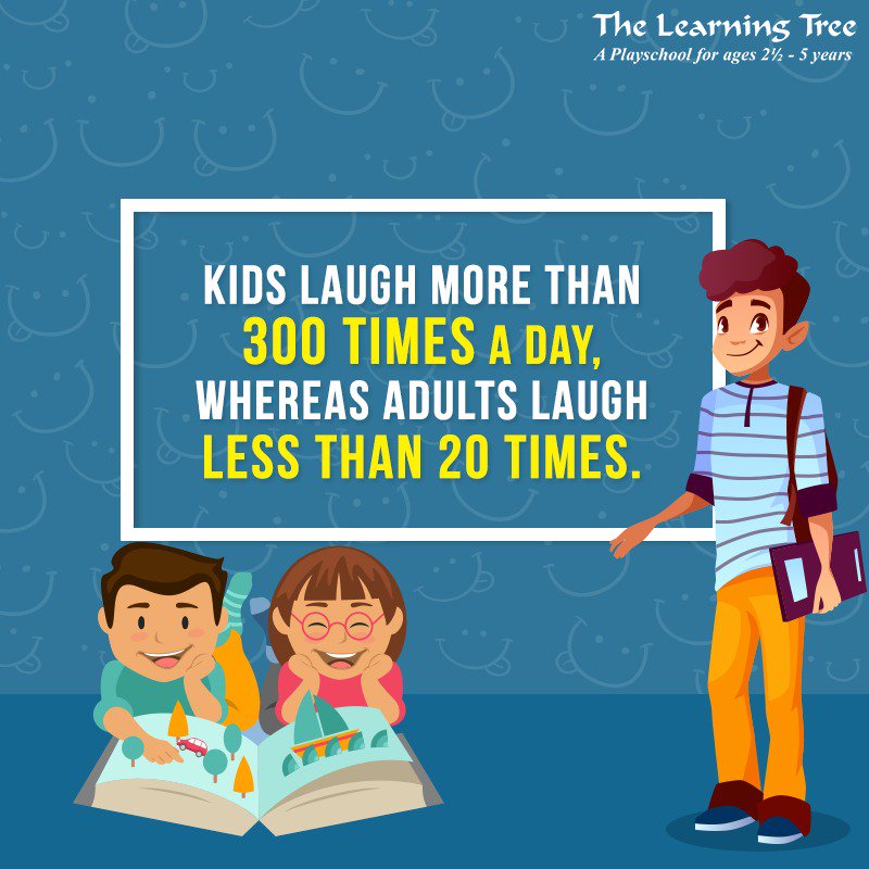 LearningTreeDel's tweet image. Laughter is the best medicine for all age groups, so spend sometime everyday and exercise those face muscles 🙂😀

#TheLearningTree #Thelearningtreedelhi #preschool #playgroup #thelearningtreeplayschool #preschooler #funfacts #laughmore #laughter