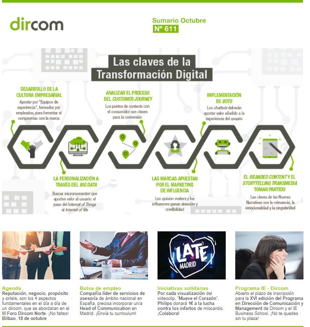 DircomSpain's tweet photo. ¿Cómo se sustenta una organización inclusiva y sostenible? ¿De qué manera la #comunicación puede contribuir a lograr empresas saludables? ¿A qué evento en comunicación no puedes faltar en los próximos días?
Todas las respuestas, en este #BoletínDircom: https://t.co/IXbW26tyVF https://t.co/qHsfTB209m