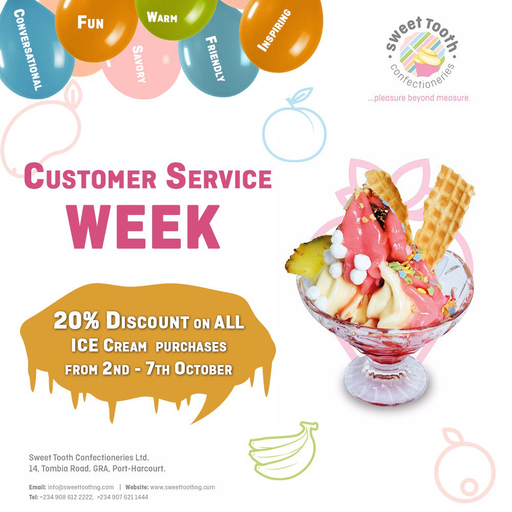sweettoothconf's tweet photo. Dear Customer,
We loved you yesterday; we love you still. Always have; always will.
You rock our world and we're deeply grateful for your continuous support.
We are committed to improving our service to you and overall #SweetToothExperience
#October3rd #ExcellenceHappensHere https://t.co/YIUoOaJotF