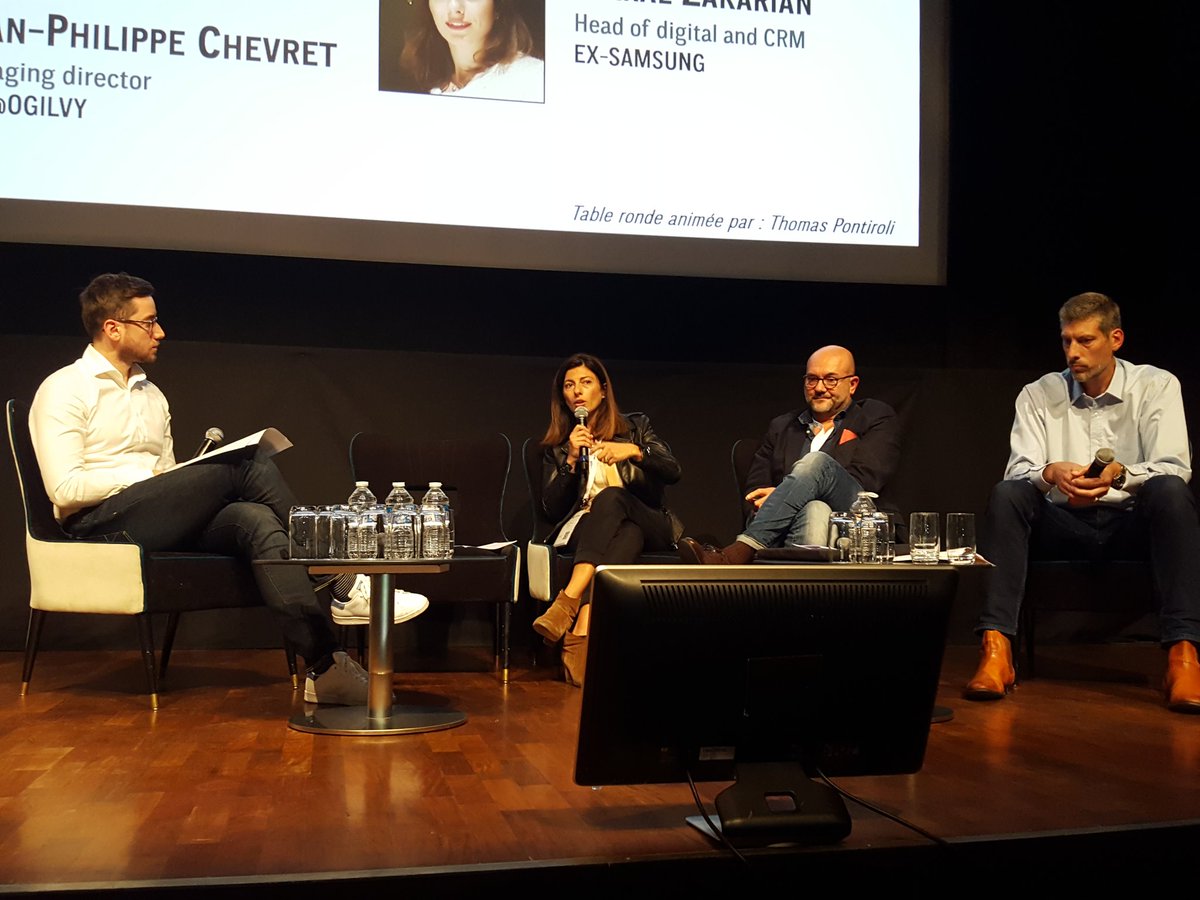 #EfficientDay #ConfStrat Création publicitaire : jusqu'où ira la DCO ? 🔎 Élements de réponse avec Maral Zakarian (ex-<a href="/SamsungFR/">Samsung FR</a>), Jean-Baptiste de Besombes (<a href="/biborg/">Biborg</a>) et Jean-Philippe Chevret (@neo_Ogilvy). Une table ronde animée par Thomas Pontiroli (<a href="/TPonti/">Thomas Pontiroli</a>).