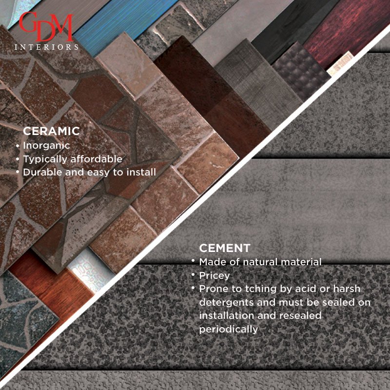 The battle of the tile-tans has been on for decades. Ceramic or cement - thinking of which one to pick? This guide could help you
#Tiles #Ceramics #Cement #GDM #FitOut #Interiors #Dubai #UAE