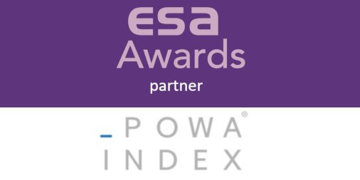 EuropSponsAssoc's tweet photo. 🏆2019 #ESAawards welcomes @POWAindex - the sponsorship scout for the sports industry, as a sponsor. ESA Awards entries close 5th October with the #sponsorship industry's prestigious ceremony to be held on 28th February at Café de Paris, London |  https://t.co/uudAfKb51U https://t.co/NO9ElzcyBI