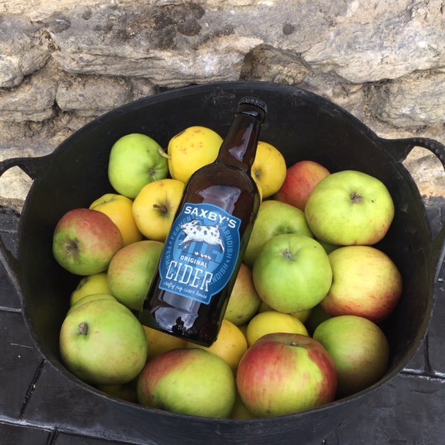 Fancy an afternoon on the farm? We are celebrating Apple Day on Saturday October 20th 1pm - 6pm £5 per person. Live music, food, cider and meet Herbert &amp; Hermione! Follow the link for more details and to book on our website saxbyscider.co.uk/online-shop/?c…