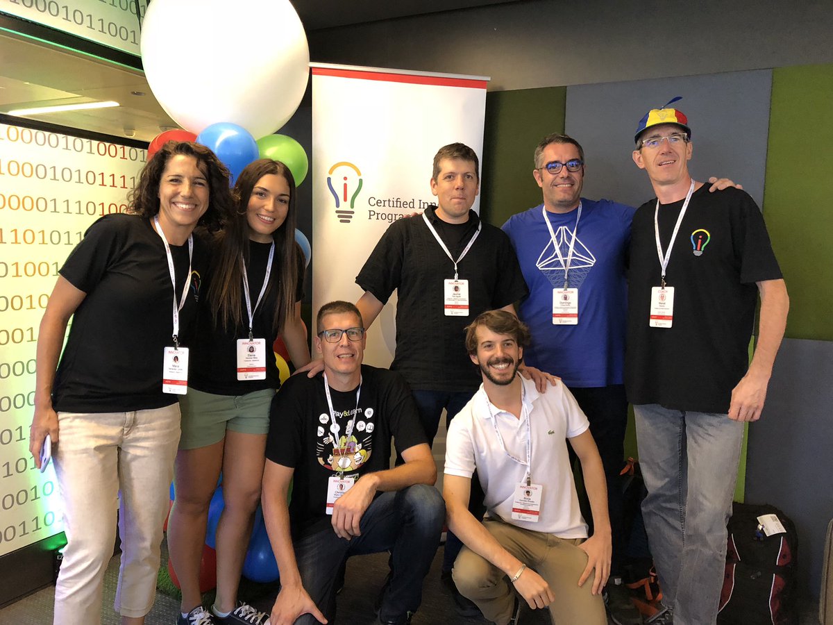 dchicapardo's tweet photo. Muy contento de comenzar una experiencia única en Google Madrid @ManelTrenchs @Borjag18 @mariafcanteli @jfeliua @applejux @elenavercher @GonzaloETC @pedromdiez @ieducando @GEGSpain #GoogleEI #GoogleEDU #TeamManel https://t.co/ZUYGwbpzwz