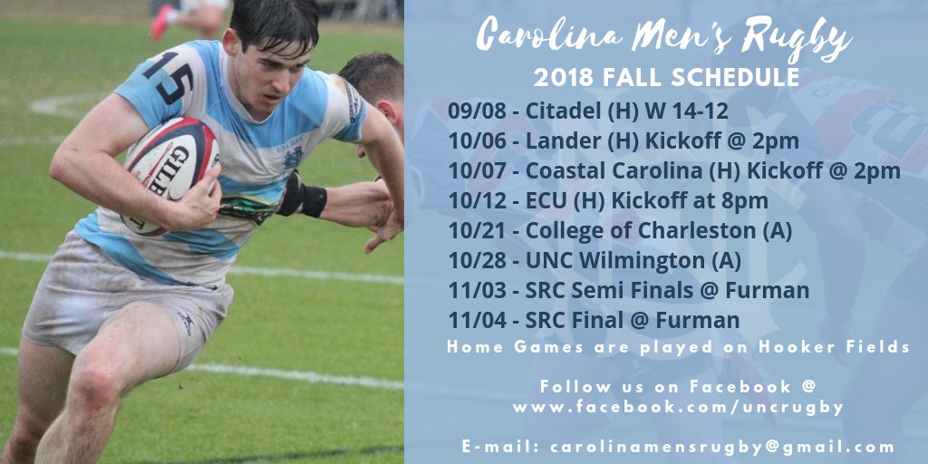 TarHeelRugby's tweet image. Our revamped Fall 2018 schedule is out now!