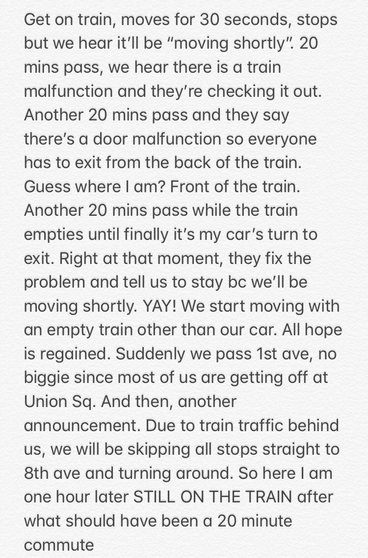 NataliaGonChav's tweet image. In case you’re wondering why I’m late to work today #Ltrain #MTA