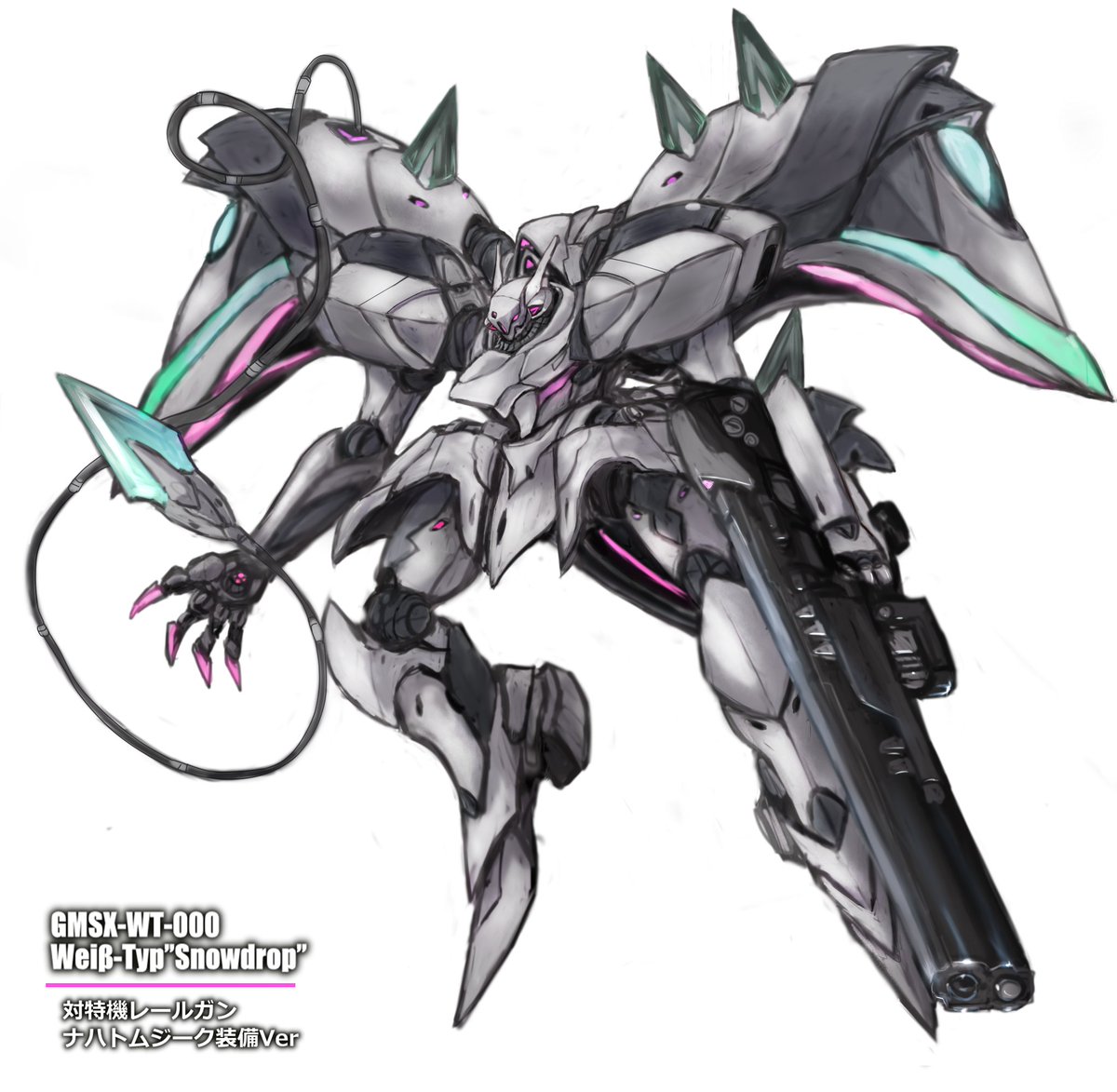 もりちゃば様(@Morichaba)に打っていただいた素敵なドット絵の元となった自作メカのスノウドロップです(*'▽`*)ノ🌼
スパロボ風のカッコいいドット絵、ありがとうございます!大事に保存させていただきました…! 