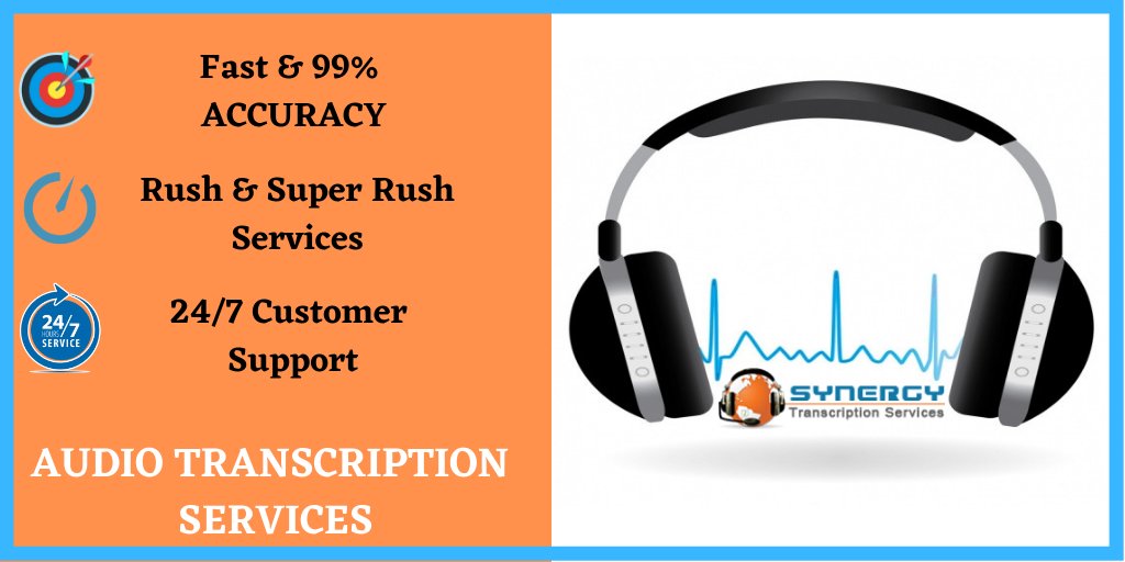 SY_Transcript's tweet image. Software is improving everyday, but it's still hard for them to beat human listening and understanding. Synergy Transcription offers 100% human-generated Audio #transcription services.
To get our Audio Transcription Services : goo.gl/y7DmVC
#WordsOfWisdom #language #USA