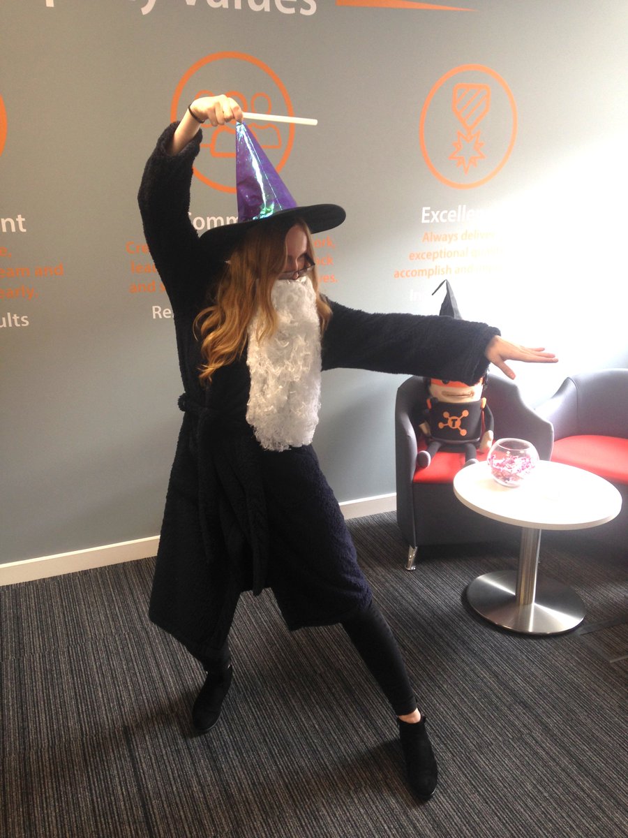 AirITLtd's tweet photo. It's #WizardWednesday and the team have been up to even more #ITServiceWeek magic and mischief โจ Introducing Ryan the Fairy Dinosaur, Aiden the Magic Star, and our #ITWizards Lord Dan Voldemort and Professor Paige Merlin Dumbledore ๐ง๐งโโ๏ธ๐๐ฒ @sdi_institute #ITSW18 https://t.co/uWAHJq8cKB