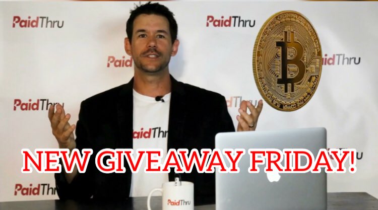 NEW GIVEAWAY 🤑
👉 Starts Friday !
What Should We Do??
——
Like = $LTC #Litecoin
RT = $BTC #Bitcoin
Or Comment a Coin 
——
PaidThru Exchange- GET PAID!
🔗BlockChain For The Real World