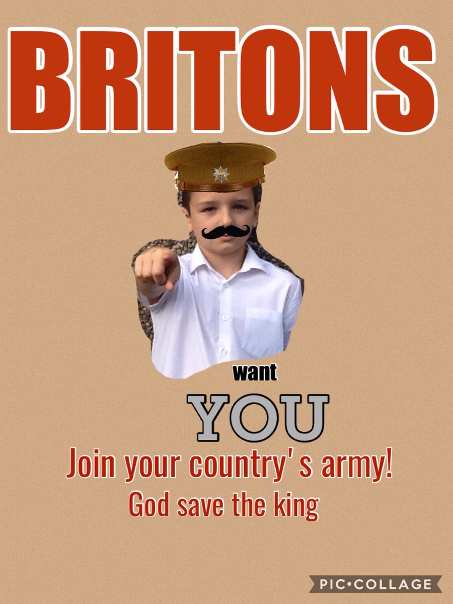 lps140club's tweet image. Some more of our World War One propaganda posters using PicCollage. @Cornerstonesedu #FallenFields