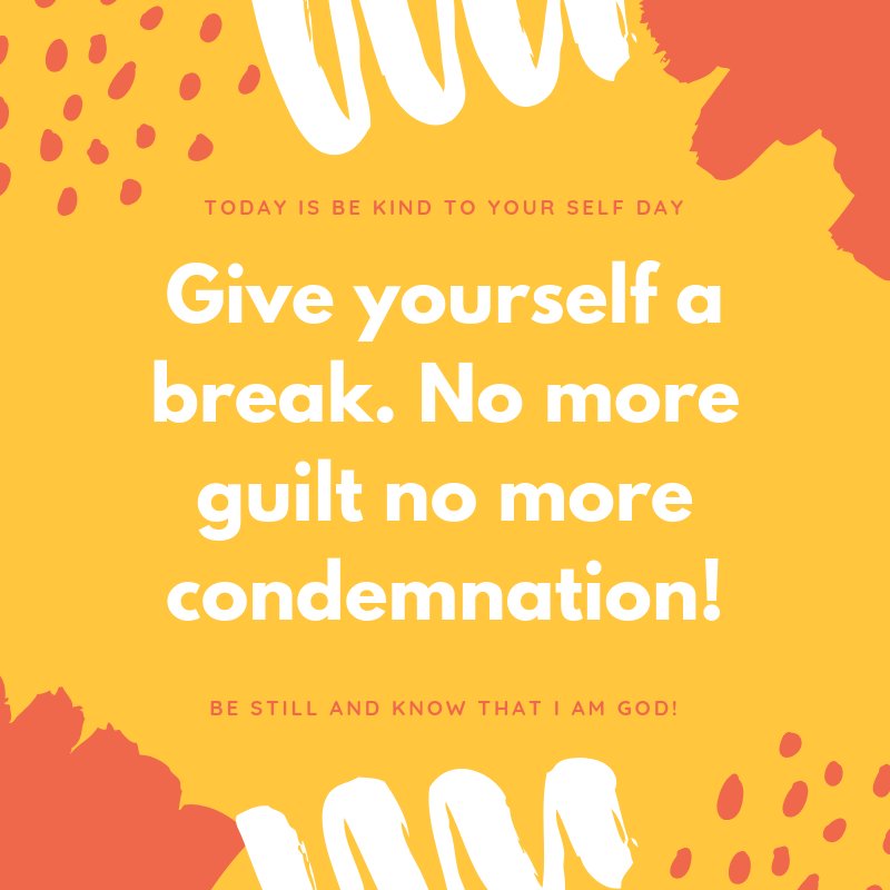 venusdemarco's tweet photo. Give yourself a break today from the wrong thoughts in your head. #Jesus #Godsmercy #Godsgotyourback #restinMe #Jesusheals #nogreaterlove https://t.co/kgxnJYvL1M