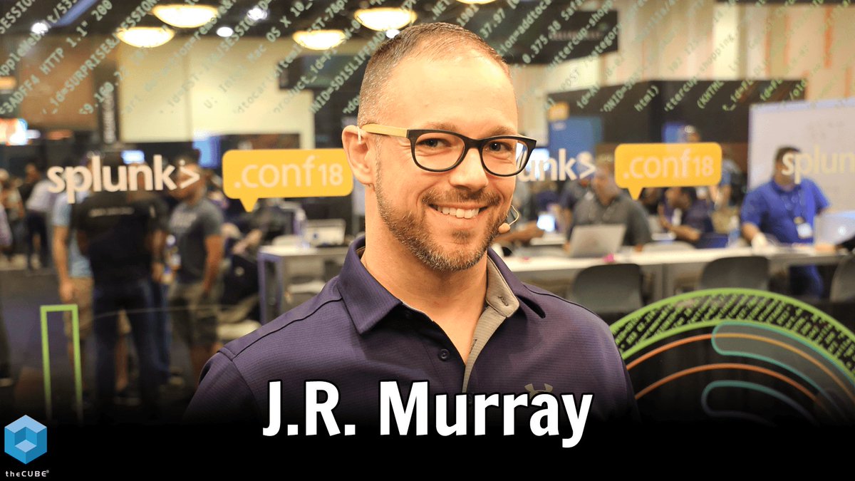theCUBE's tweet photo. J.R. Murray, Gemini Data
on theCUBE from Splunk.conf 2018 
@jrzmurray @geminidataco @Splunk @Splunkconf 
https://t.co/IQQqsnucXX
#Splunk #MachineData #Splunkconf18 #theCUBE https://t.co/XwB9cHodWX