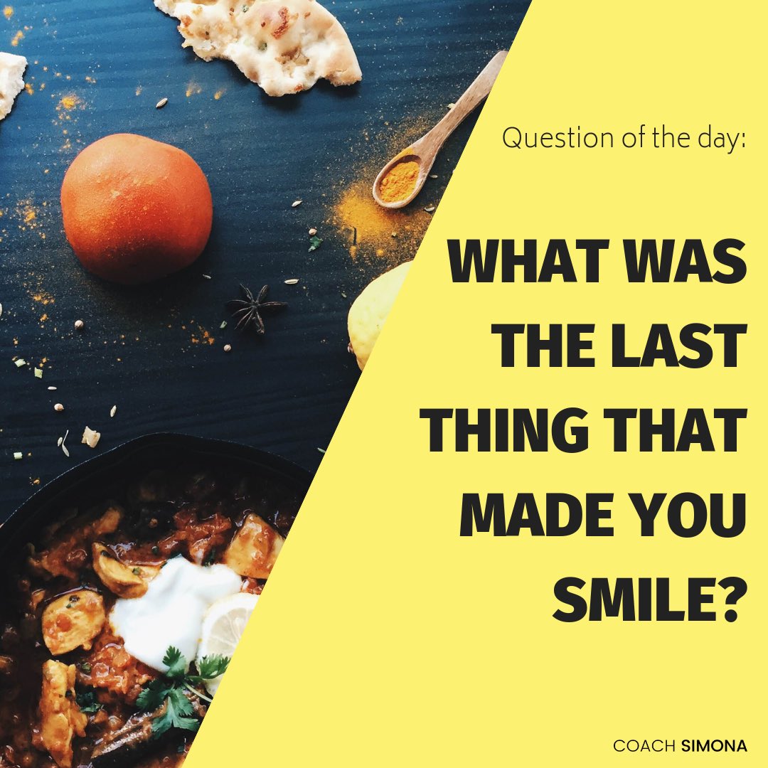 AskCoachSimona's tweet photo. Let’s spread some positivity :) #smiling #Happiness #BeHappyWednesday #WednesdayMotivation #wednesdaythoughts #SmileMakeover #lifecoaching #lifecoach #QuestionOfTheDay https://t.co/9eJjO96DX8