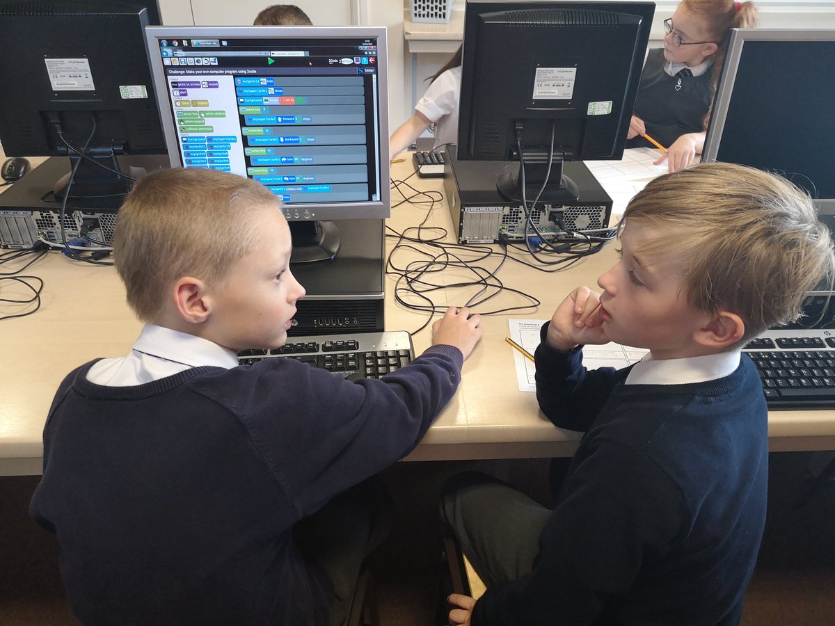 StAndrewsCoE's tweet image. Year 5 using #purplemash #2code to create their own coding programs