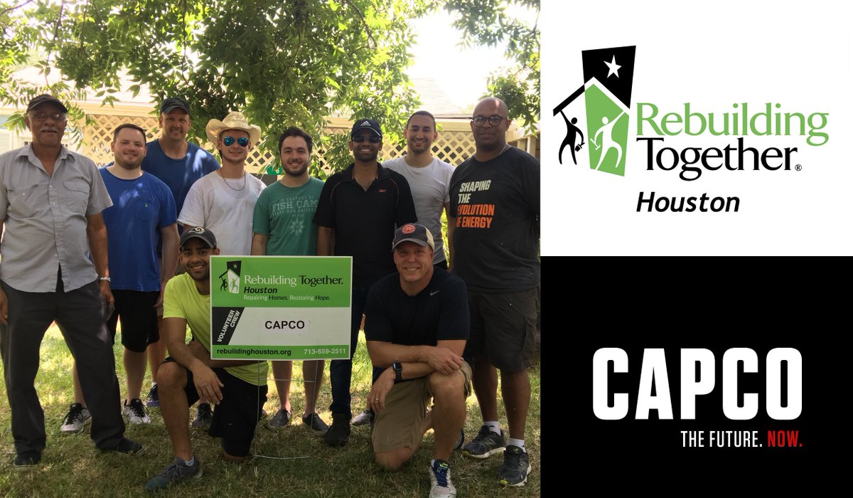craigwb's tweet photo. @RebuildingHou and @Capco volunteers helped provide support to the local #Houston community through rebuilding homes. https://t.co/X0oifH62k4 #CapcoEnergy #houstoncommunitytoolbank #rebuildingtogetherhouston https://t.co/bdyvUZXC48