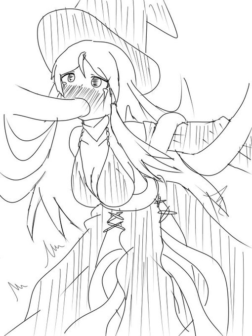 デジタルでラフを一から書いてみるチャレンジ。RPGの魔術師可憐。
召喚魔法が失敗し触手の群れに捕まってしまう。潤沢な魔力も今となってはバケモノのエサにすぎない… #ミリエロ 