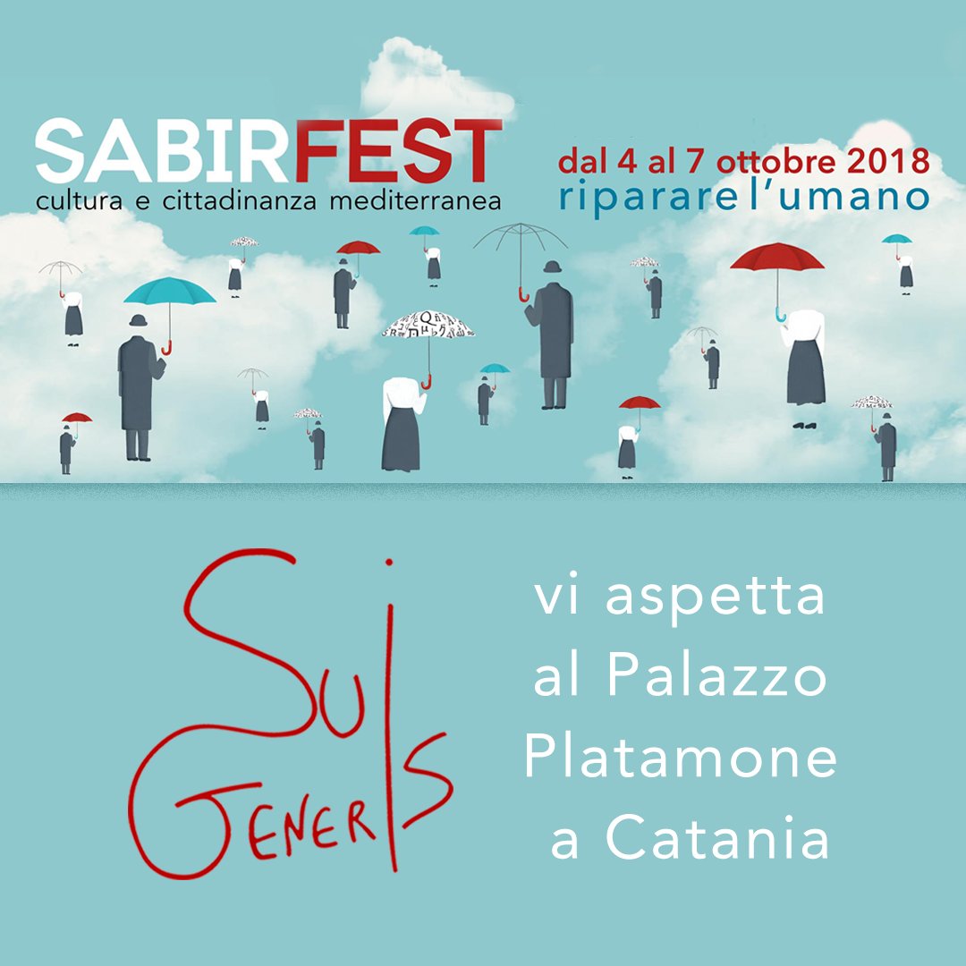 Vi aspettiamo al cortile Platamone dalle dieci del mattino a mezzanotte con il nostro catalogo e le nuove uscite. Veniteci a trovare: faremo le ore piccole per raccontarvi i libri di SuiGeneris!

Visita il sito:
edizionisuigeneris.it