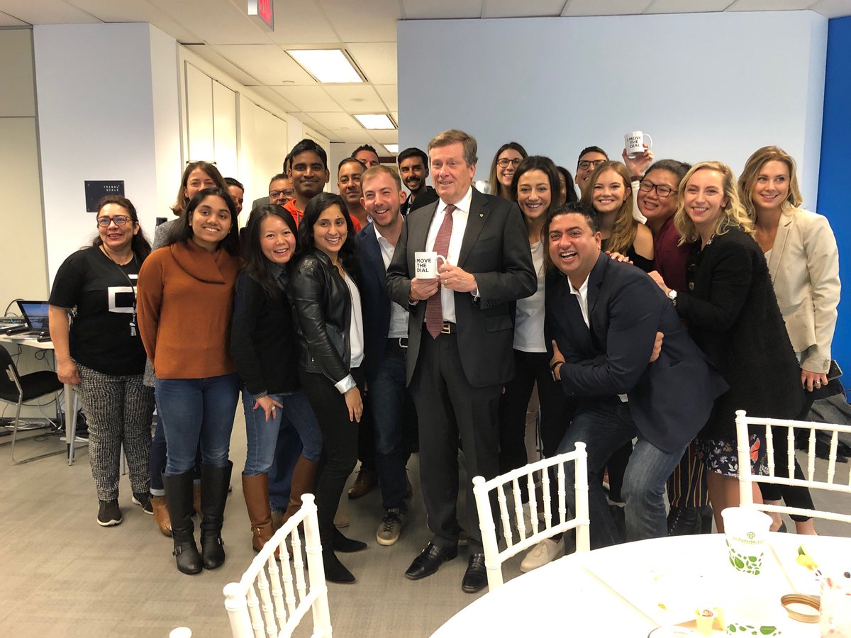 JohnTory's tweet photo. Great discussion about our city's tech sector this morning at a campaign event hosted by @jodilynnkovitz. #MoveTheDial #LeadershipThatWorks https://t.co/TzVXH8SIdU