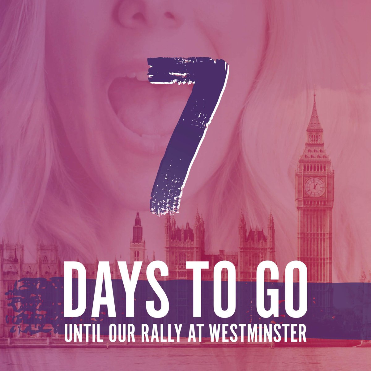 The countdown begins! 7 days to go until our Westminster rally for #FertilityFairness. We only need 22,000 signatures. Share your #Scream4IVF and sign the petition http://bit.ly/Scream4IVF