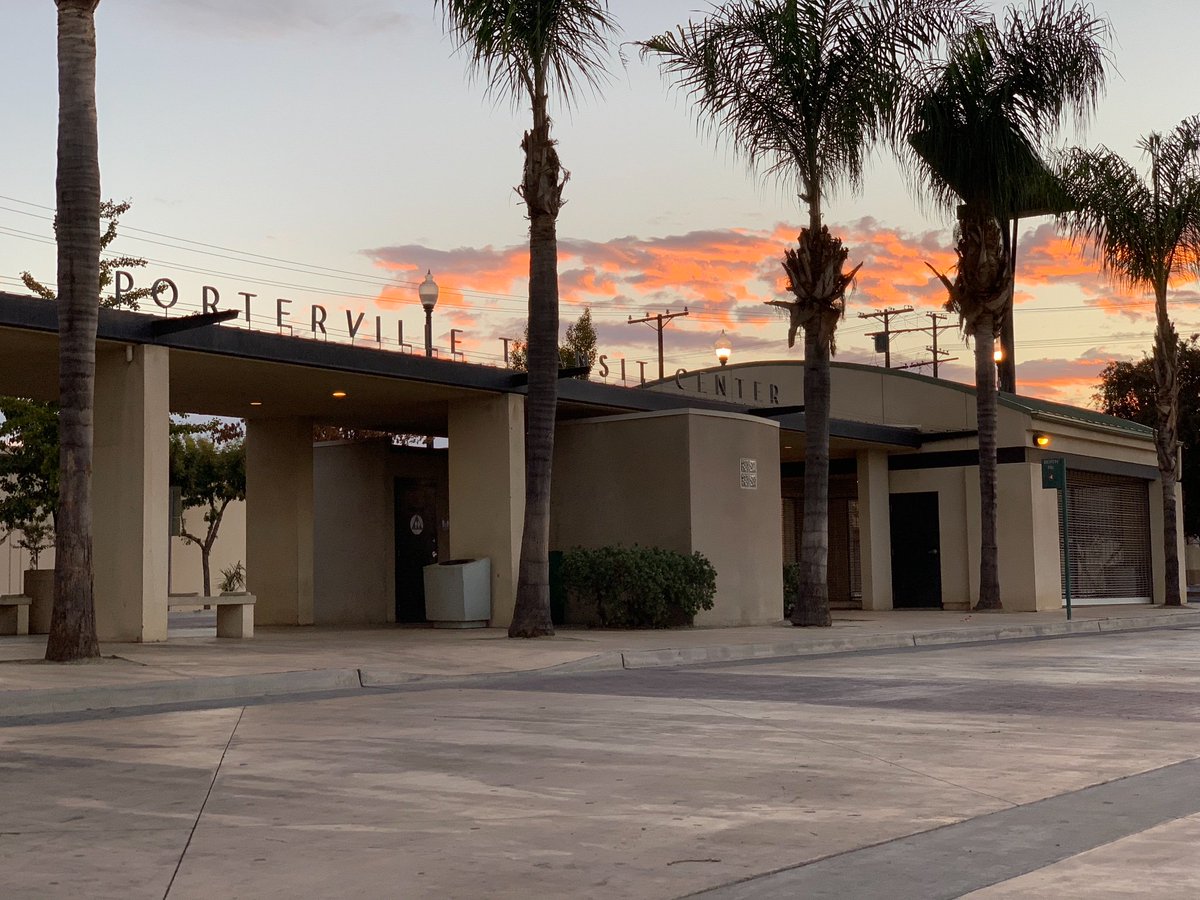 RidePT's tweet photo. Porterville Transit puts its first zero emission bus into service on California Clean Air Day ☀️@CleanAirDay @AirResources https://t.co/vH291xkPjv