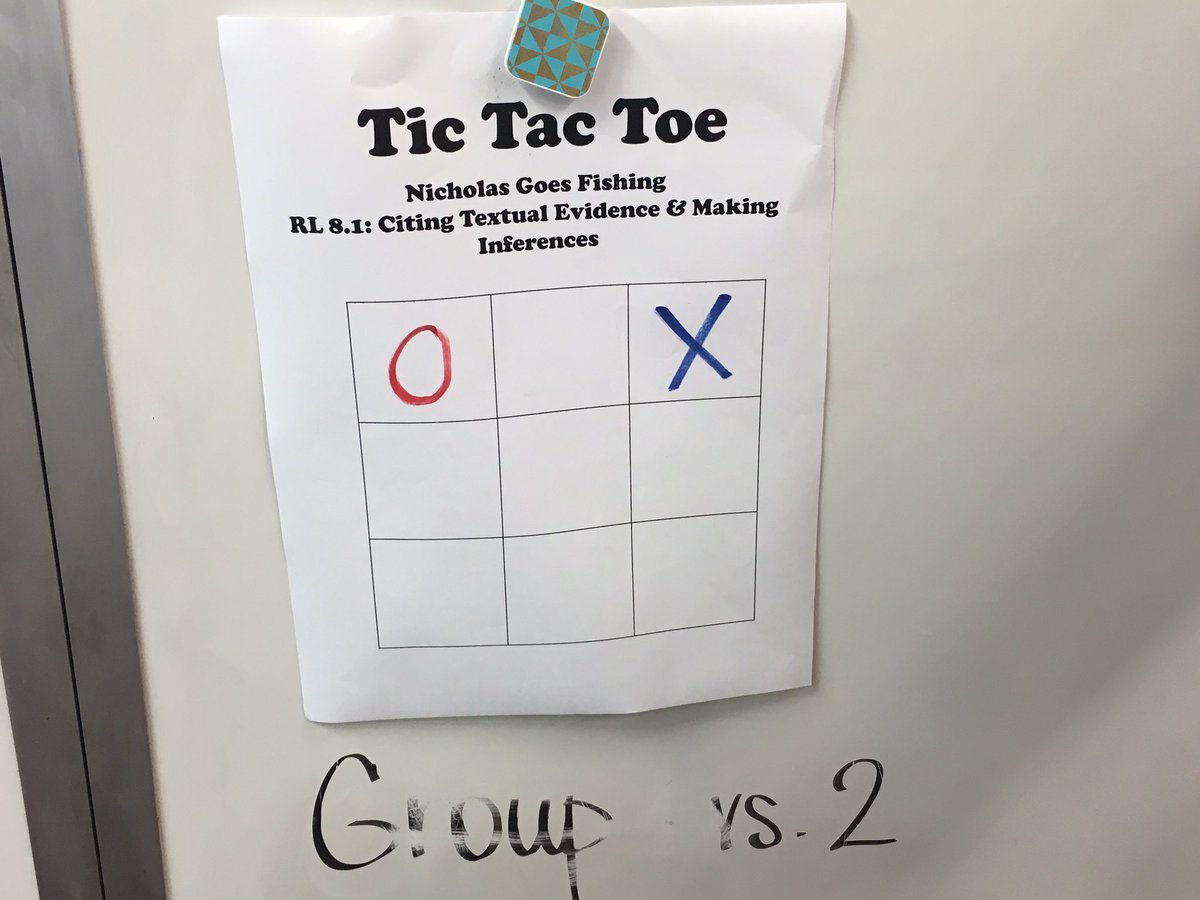 Welborn_Academy's tweet photo. WAST Teacher Mrs. Rose finds a unique way to teach text chunking. Students were competing by answering passage questions and citing their textual evidence. 1st group to get a right answer placed their mark. #engagingandfun #WeCanWeMustWeWill @wastprincipal @mrDcantey https://t.co/lgNHh5eL6f