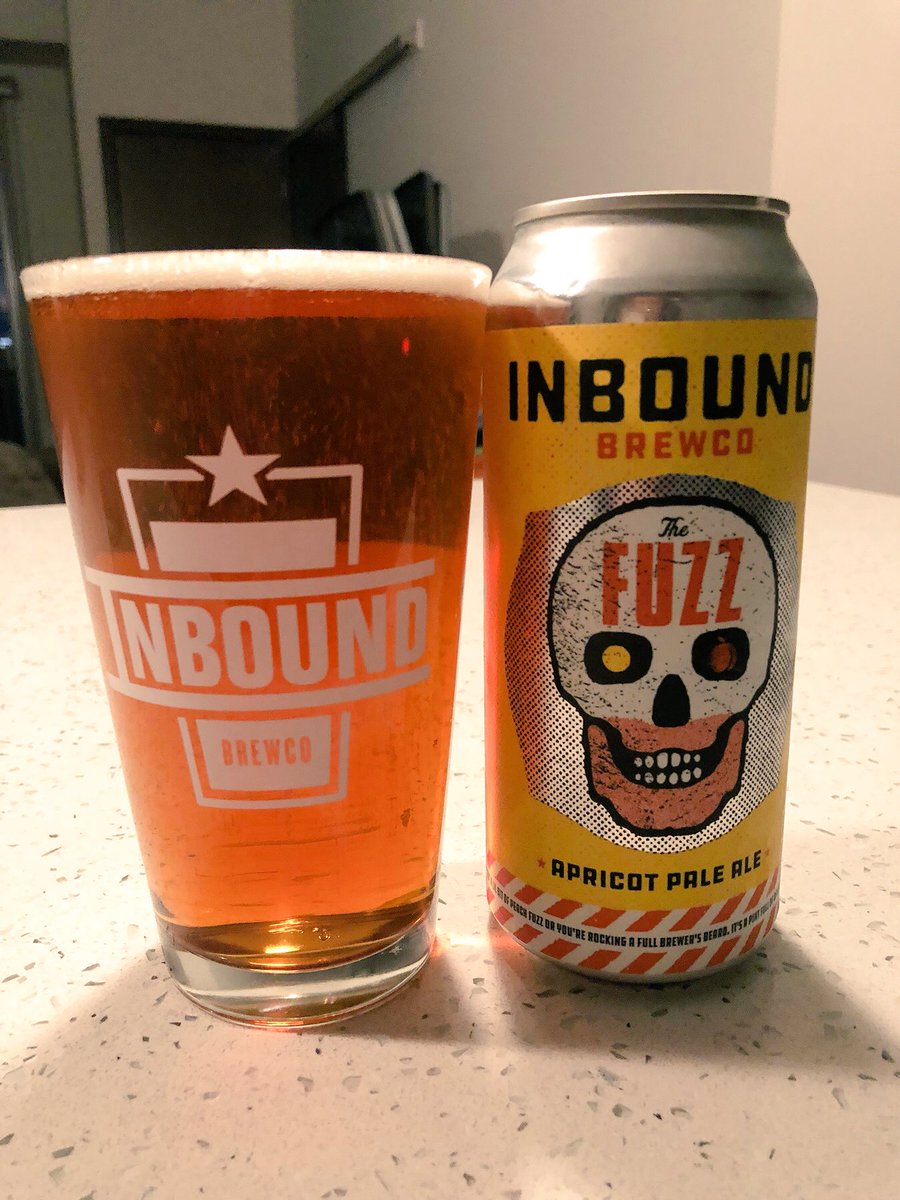 allisonmdonovan's tweet photo. I drank a “The Fuzz” apricot pale ale from @inboundbrewco to celebrate a rare relaxing night in with my dog! This is another one that I got from Rey @humsliquormpls and I’m so glad he hooked me up with it!⠀
#beer #inboundbrewco #relaxing #craftbeer #love #paleale #lovemydog https://t.co/xxlMJn5JRA