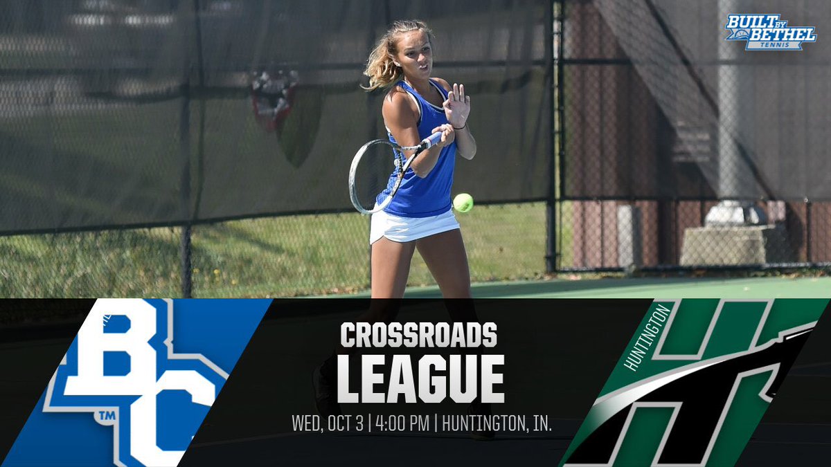 BUPilotsTennis's tweet photo. WTEN | It's #PilotGameday

🏆 | Crossroads League Tournament Quarter-Finals
🎾 | @HU_Sports 
📍 | Huntington, IN.
🕓 | 4:00 pm

#BuiltByBethelhunti https://t.co/PUsTATA88D