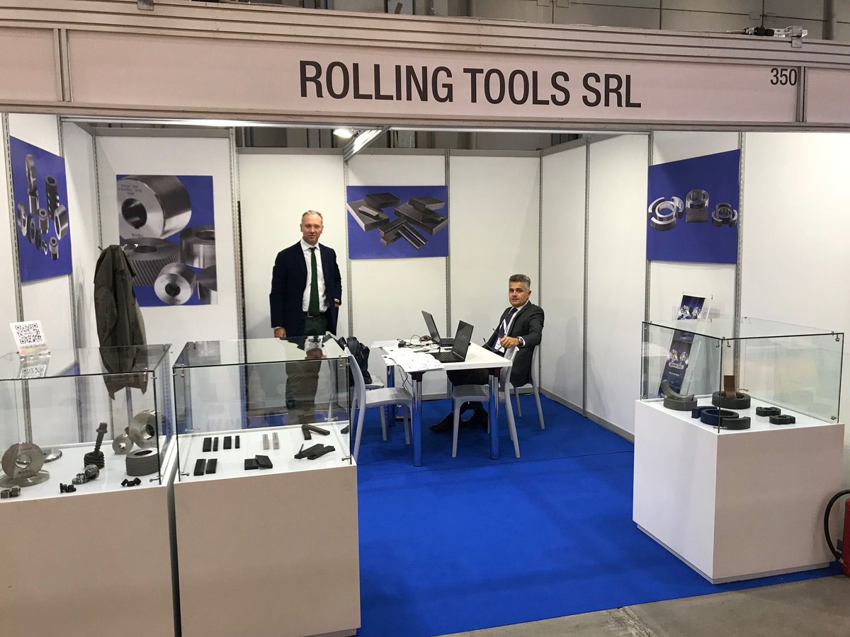 Expometals's tweet image. #RollingTools at #FastenerFairItaly buff.ly/2NB1VNd