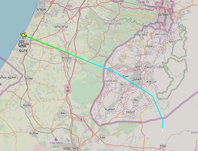 5472_nde's tweet photo. G550 #IsraeliAF Nachshon Eitam tail 5379 #CAEW platform hdg towards the coast of Israel for ops. 1430z
#SIGINT Nachshon G550 Shavits active this morning were: 679 & 676 and C130J active- 668. https://t.co/xKdxhUKDGP