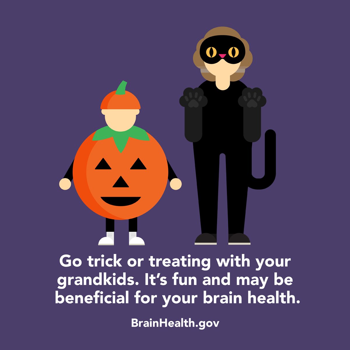 Don’t trick yourself into thinking you can’t do anything about your brain health. Get out there and be social. It may just be beneficial for your brain.