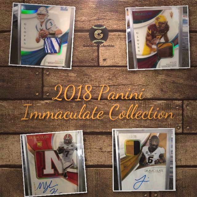 GGCsports's tweet photo. GGC Is Now Featuring 2018 Panini Immaculate Collection Autos,Gloves &amp; Patches From The Games Up &amp; Coming Stars!

Make Us Your Best Offer Through Our Ebay Store Now!

#nfl #football #mlb #baseball #wildcard #joshrosen #ebay #goldglovecollectibles #ncaa #college #nyc #la #1 #ripl https://t.co/xr63QcYBVe