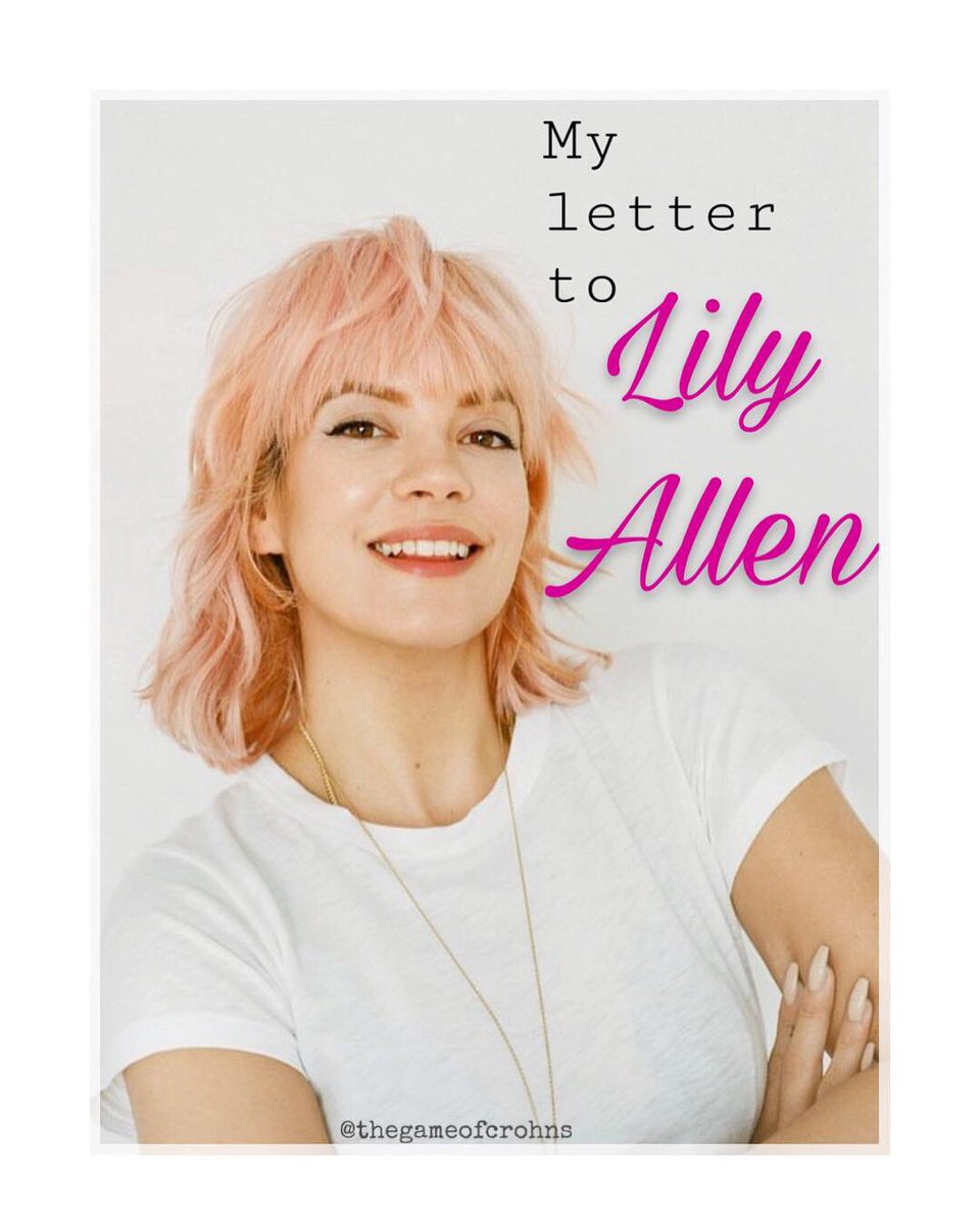 miss_chicks's tweet photo. My Letter To #LilyAllen... Due to Crohn’s, I’ve had to wait YEARS to see her live!! Now it’s happening! @lilyallen see you in Dallas! 🎶💖 #bucketlist IG: The Game of Crohns https://t.co/iblfV3VIKf