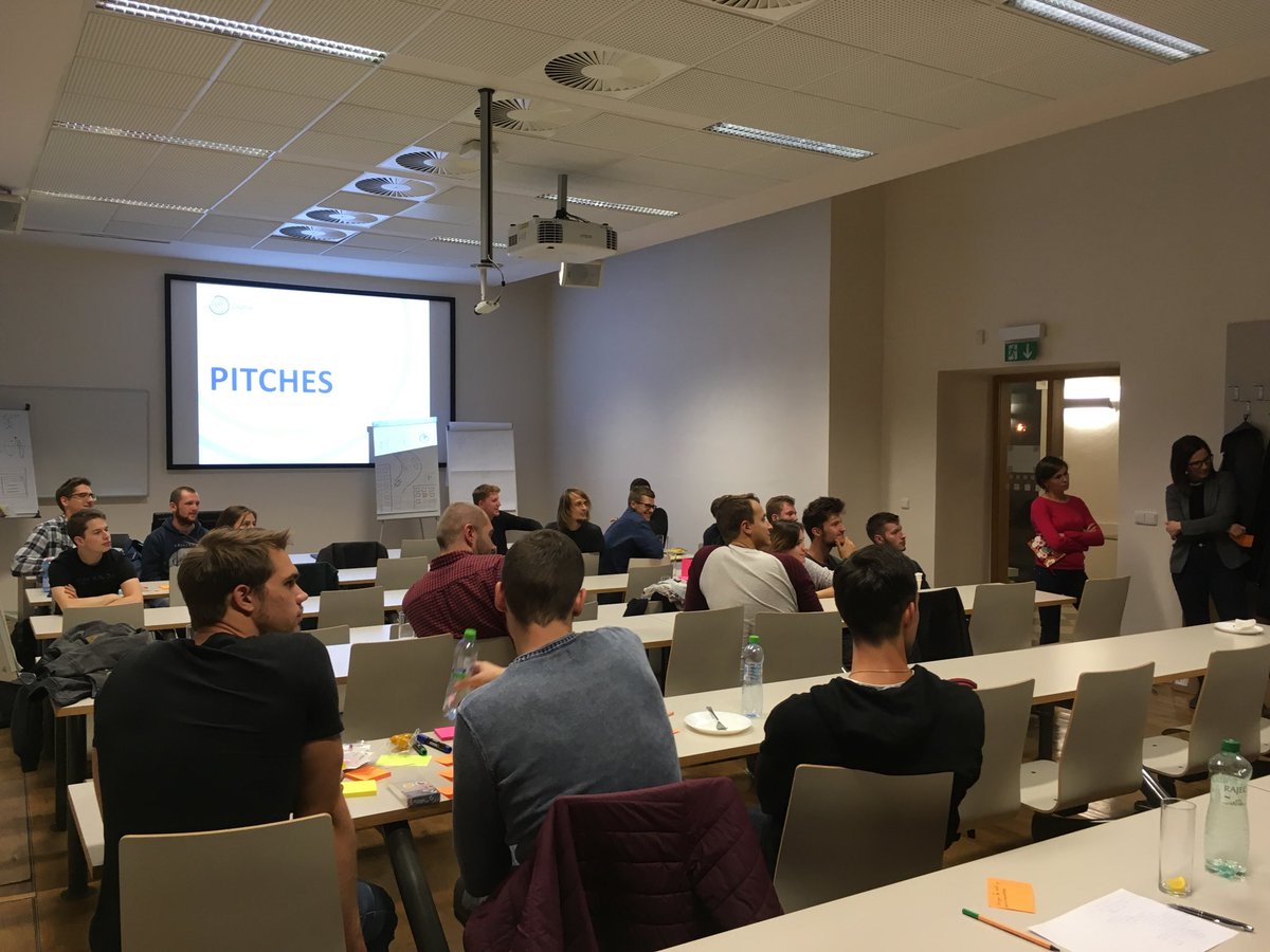 zsuva's tweet photo. Proactive Czech students interested in #Entrepreneurship at our Innovation Game in Brno ⁦@EITDigitalAcad⁩ #ariseeurope Thank you ⁦@JIC_Brno⁩ https://t.co/8YSyoHihtY