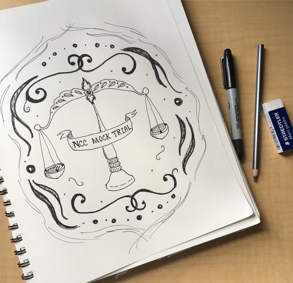 mock_ncc's tweet photo. Wether you’re a Political Science or Art Major Mock Trial welcomes all. It is never too late to come check us out. Wednesdays at 6:30pm in Goldspohn. 
#nccmocktrial #alwayswelcome #jointhefun #inktober https://t.co/TDOJZKXCaz