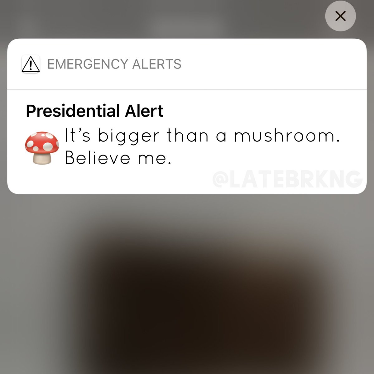 LateBrkng's tweet photo. Was this #PresidentialAlert necessary? https://t.co/0NKtaBbOfX