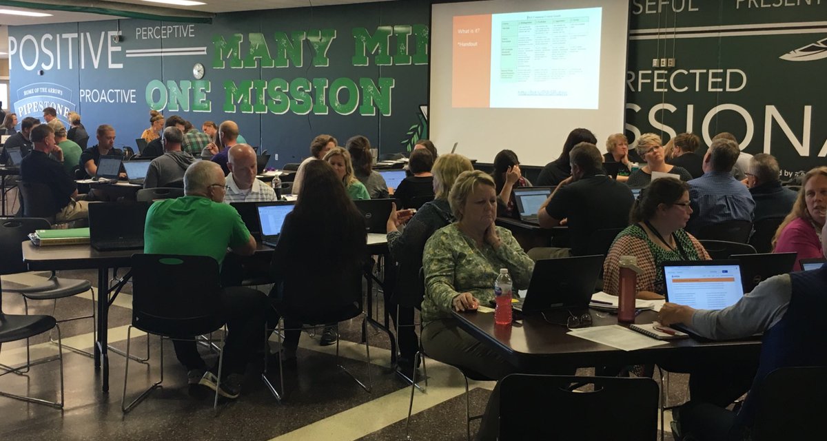 Kenerson66's tweet photo. Staff continues Standard Alignment and working on instructional goals. This is important work to improve student achievement and the dialogue our teachers are starting to have is encouraging! https://t.co/9bK3FBeWwe