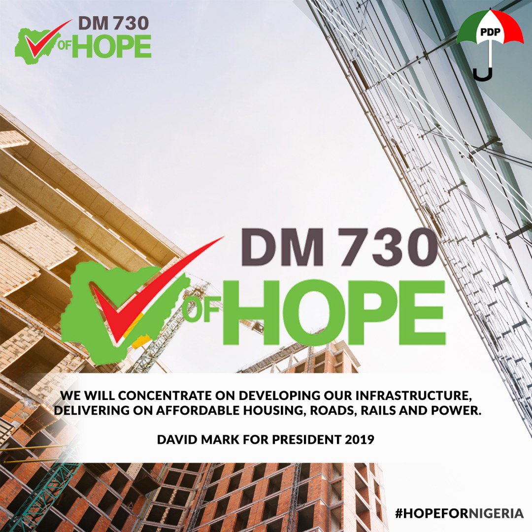 Eromosele6's tweet photo. “I will be more committed to add value to our women and the youth if elected as President in 2019.- David Mark
#Markofhope #HopeForNigeria https://t.co/OLEDcM5N0O