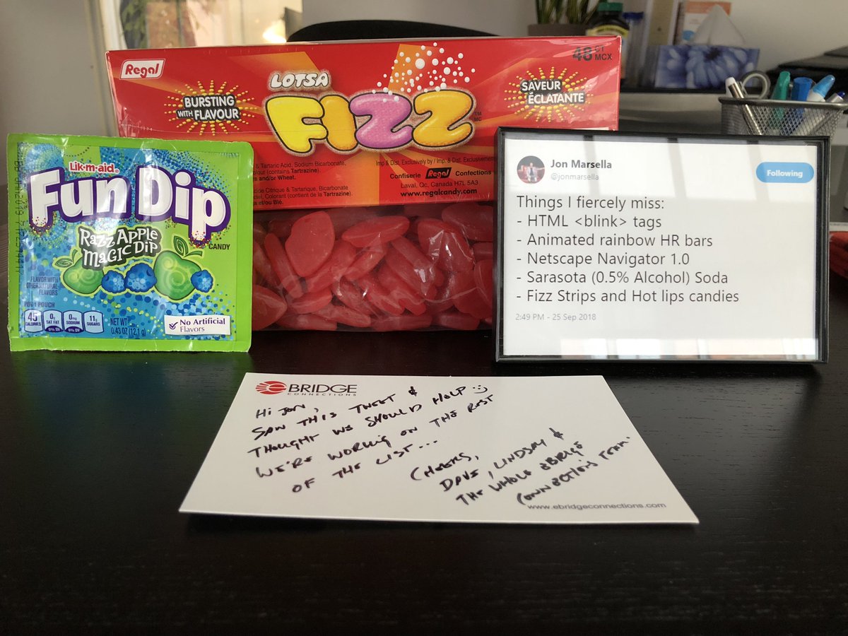 jonmarsella's tweet photo. WOW...  Just, wow!  @davemalda @ljhampson You fantastic souls you.  You truly outdid yourselves.  This gift (and note) is epic.  Made my month.  Thank you-thank-you.  1000-times thank you.  Much love + respect @eBridgeConnects. #Partners4Ever https://t.co/1TE5hFJrcf